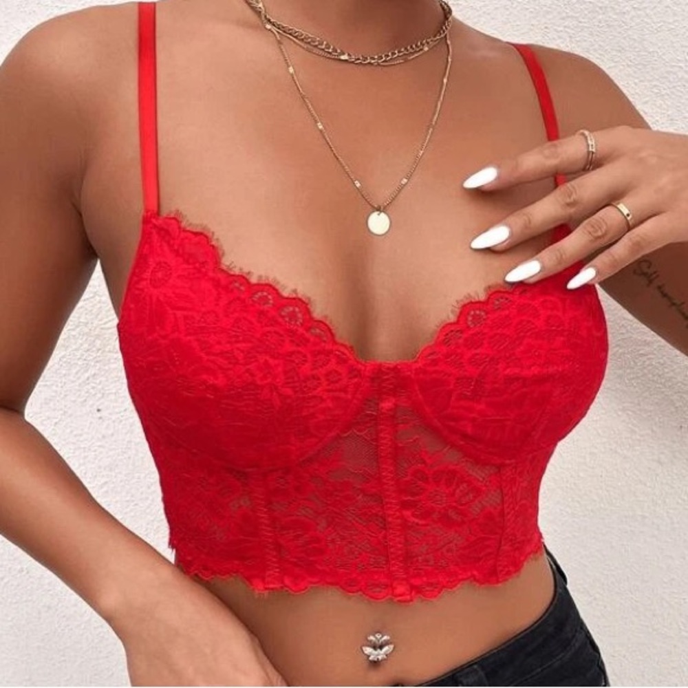 Red Corset Top